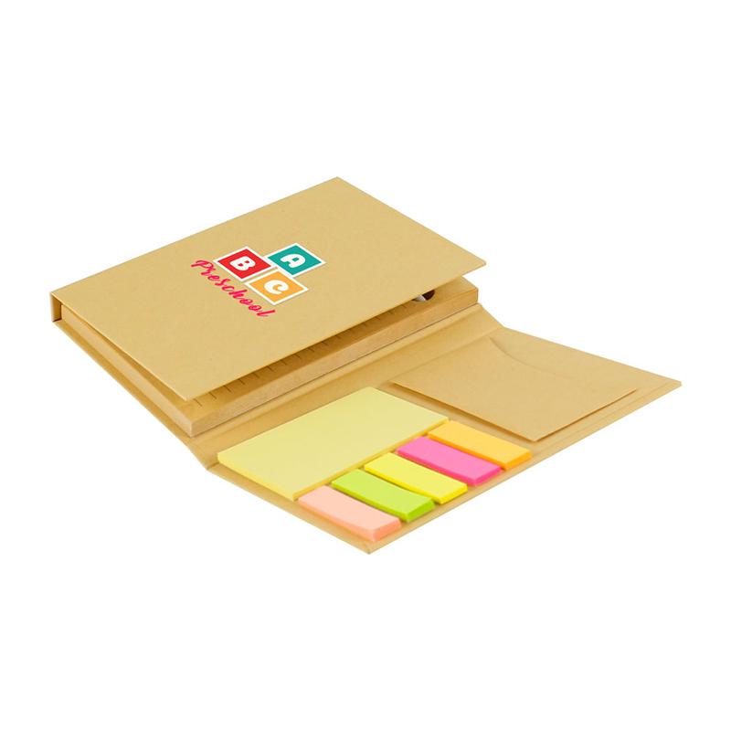 Sticky Note Tri-Fold Notepad Kit